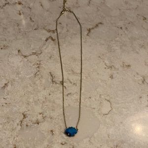 Kendra Scott Blue Stone Necklace